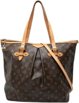 Louis Vuitton Pre-owned Tote Bags, female, Brown, Size: ONE SIZE Pre-owned Palermo GM