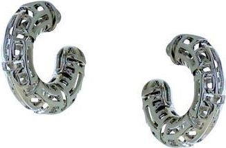 Olivia Welles Katerina Filigree Hoop Earrings in Silver at Nordstrom Rack