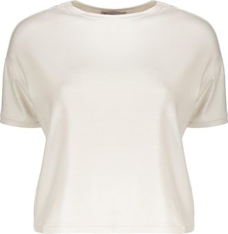 Herno Versatile T-shirt In Soft Neutral Fabric
