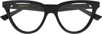 Gucci Cat-eye Optisch Montuur - Dames - Accessoires - Zwart - Maat: 52 MM