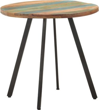 vidaXL Vidaxl - Mesa De Comedor De Madera Maciza Reciclada 80 Cm