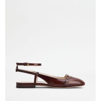 Tod's Slingback Ballerinas in Leather