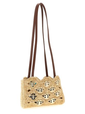 Paco Rabanne Shoulder Bag - Beige