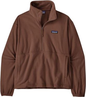 Patagonia Micro D 1/2 Zip Fleece P/O Fleecepullover f&uuml;r Damen | braun
