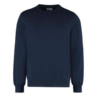 THE (ALPHABET) Truien & Vesten, Heren, Blauw, L, Katoen, The (Knit) - Katoenen trui met ronde hals