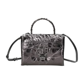 Coccinelle Handbags, female, Gray, Size: ONE SIZE Coccinelle Bags.. Gun-Metal Grey