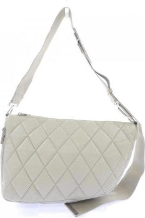 Burberry Pre-owned Shield Quilted schoudertas - Dames - Vintage Schoudertas - Grijs - ONE Size - Leer - Vintage