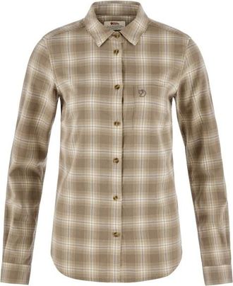 Fj&auml;llr&auml;ven &Ouml;vik Flannel Shirt Hemd f&uuml;r Damen | beige