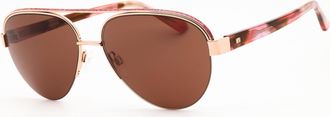 Bebe BB7252 770 Womens Sunglasses Gold Size 57