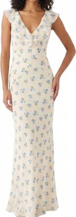 Le Lis Blanc Deux Bloom Maxi Dress In Ivory
