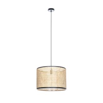 Lindby L&aacute;mpara Colgante yaelle En Marr&oacute;n De Madera - Lindby