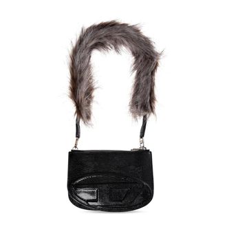 Diesel Shoulder Bags, female, Black, Size: ONE SIZE Shoulder bag 1DR 2.0 1DR Twin