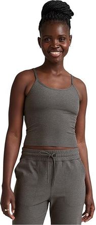 Beyond Yoga Spacedye Forever Waist Length Tank Top Womens Clothing True Gray Heather : 2XL, Elastane/Polyester