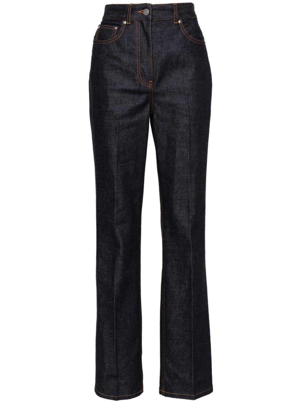 【Ferragamo】 Mid-riseストレートジーンズ FERRAGAMO - Straight leg jeans Denim - The Corner
