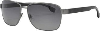 HUGO BOSS BOSS 1559/O/S 0R80 WJ Matte Dark Ruthenium/Grey Gradient Polarized