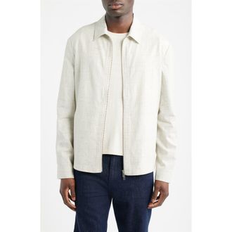 Emanuel Berg Light Bomber Jacket in Light Grey at Nordstrom, Size Xxx-Large