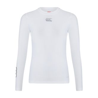 Canterbury Of New Zealand Dames Thermoreg Langsleeve Base Layer Top (Wit)