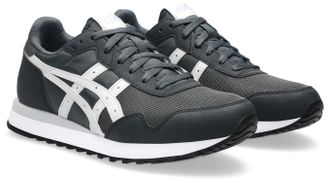 Asics Sneaker ASICS SPORTSTYLE TIGER RUNNER II, Damen, Gr. 37,5, grau (graphite grau, cloud grau), Synthetik, Schuhe Sneaker
