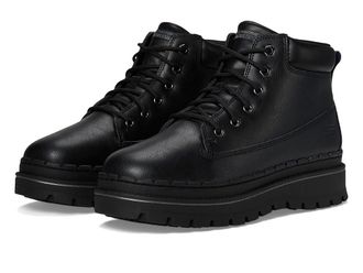 Skechers Jammers SR Womens Work Lace-up Boots Black : 11 M, Leather