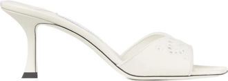 Jimmy Choo London Mules Skye 70mm - Bianco