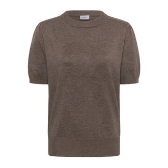 Saint Tropez Gebreide kleding - Dames - Truien - Bruin - Maat: S