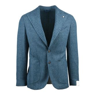 L.B.M. 1911 L.b.m. 1911, Jassen, Heren, Blauw, L, Katoen, Giacca Stondata