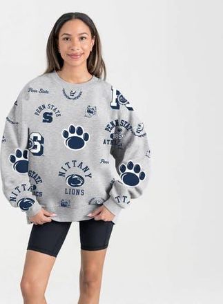 Gameday Couture Womens Gameday Couture Gray Penn State Nittany Lions Always on Repeat Fleece Sweatshirt at Nordstrom, Size Xx-Large
