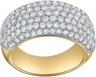 LuvMyJewelry Majest&eacute; 14K Gold Diamond Ring - 1.80 ct in 14K Yellow Gold at Nordstrom, Size 6