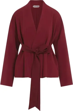 Alberta Ferretti Overhemden, Dames, Rood, XS, Cady Jas