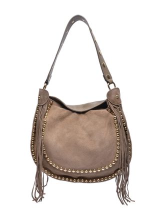 Isabella Rhea Beige Rundleer Tas