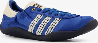 adidas Womens Sneakers Satin With Side Bands, Blue Nylon-Rubber Trainers Nylon/rubber