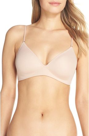 OnGossamer Next to Nothing Wireless Bra in Champagne at Nordstrom, Size 32A