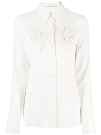 Stella McCartney Blouse met lange mouwen - Wit