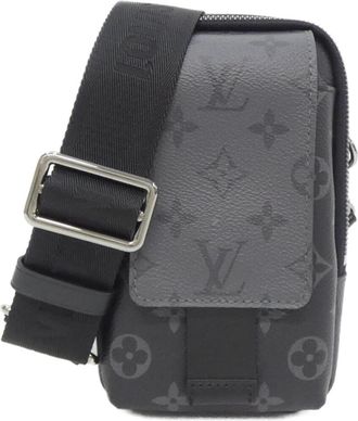 Louis Vuitton Monogram Eclipse Black Coated Canvas Handbag Shoulder Bag (Pre-Owned)