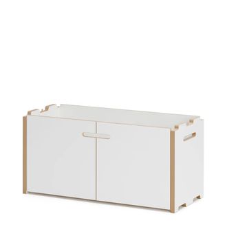 Tojo M&ouml;bel hochstapler Anbaumodul mit T&uuml;ren, weiss