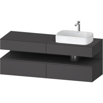 Duravit Qatego Consola Mueble Bajo Lavabo, 2 Extensiones, 2 - Duravit