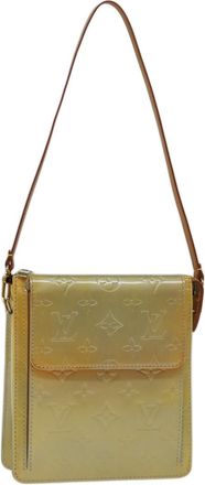 Louis Vuitton Mott Handbag Monogram Vernis Gray Patent_Leather Bag (Pre-Owned)