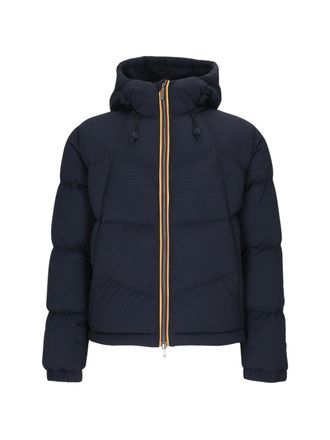 K-Way Quill Fancy Quilted Down Hooded Jacket
