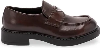 Prada Chocolate Leather Loafers