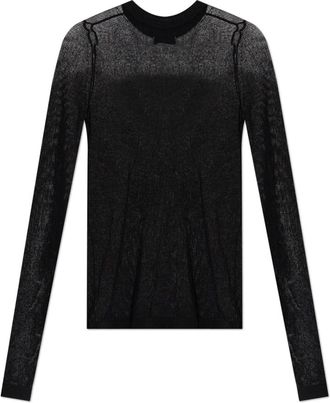 Anine Bing Tiana Top - Dames - Longsleeves - Zwart - M - Tops