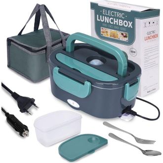 OEM Bo&icirc;te &Agrave; Lunch Chauffante 3 En 1 (12 V/24 V/220 V), 1.5 L, 60 W, Ideal For The Car, The Truck, The House Or The Camping.-crezuo
