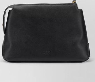 Pinko beauty case leather clutch