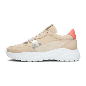 Omoda Dames, Schoenen, Beige, Maat: 38 EU Leer