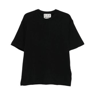 John Richmond Hombre, Camisetas, Negro, Talla: L