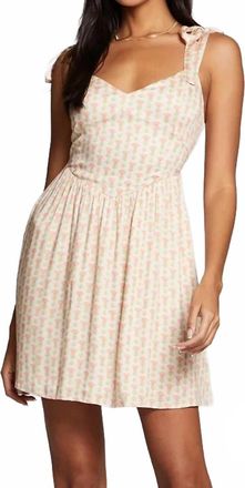 Saltwater Luxe Lauren Mini Dress In Vanilla