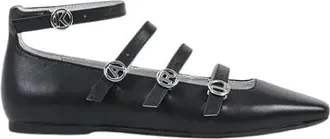 Karl Lagerfeld Dames, Schoenen, Zwart, Maat: 36 EU Leer