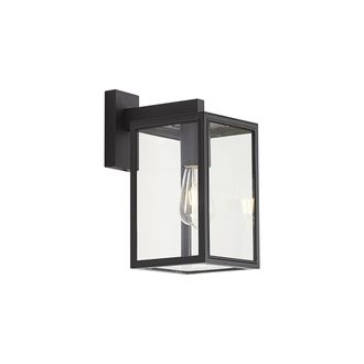 QAZQA R&uacute;stico Aplique De Pared Exterior Industrial Gris Ip44 - Sutton Down Vidrio /acero Inoxidable Cubo /cuadrada Adecuado Para Led Max. 1 X 100 Watt - Qaz