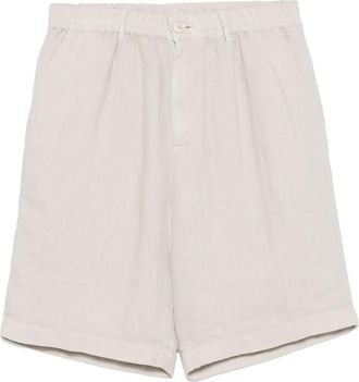 Brunello Cucinelli Shorts in lino - Toni neutri