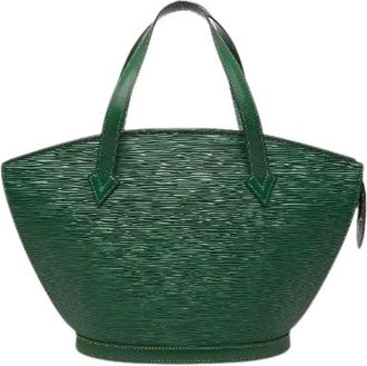 Louis Vuitton Pre-owned Handbags, female, Green, Size: ONE SIZE Pre-owned Leather Handbag