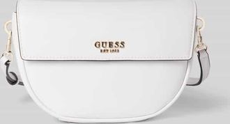 Guess Handtasche mit Label-Applikation Modell CERELIA in Weiss, Gr&ouml;&szlig;e 1